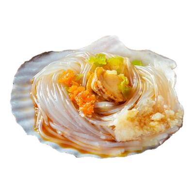 蒜蓉粉丝扇贝蒸粉丝扇贝海鲜烧烤半成品扇贝粉丝批发冷冻扇贝肉