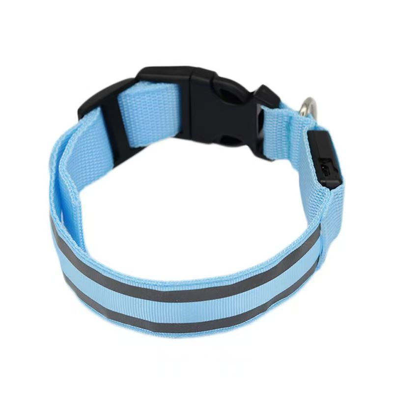 七彩充电夜光反光防丢宠物项圈