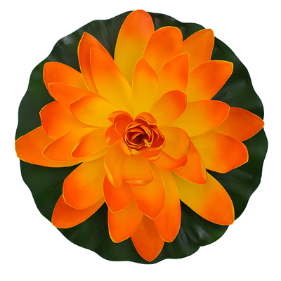 高端假荷花水池仿真荷花假睡莲