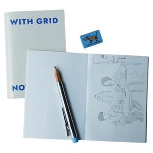 韩国fruitfries简约彩色手帐本计划横线笔记本网格空白记事本便携