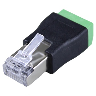RJ45转485 3pin接线端子简易水晶头接线DIY水晶头一体端子可定制