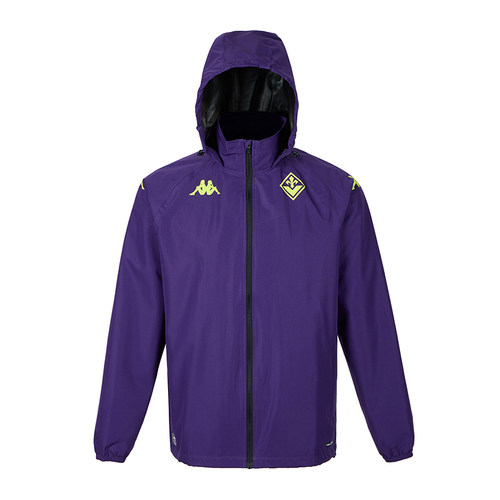 酷锐足球KAPPA卡帕佛罗伦萨球员版风雨衣连帽长袖外套夹克341Z79W