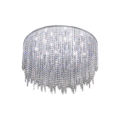 全光谱护眼圆形客厅水晶吸顶灯