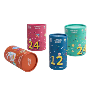 蓝宙儿童蜡笔安全无毒可水洗旋转画笔