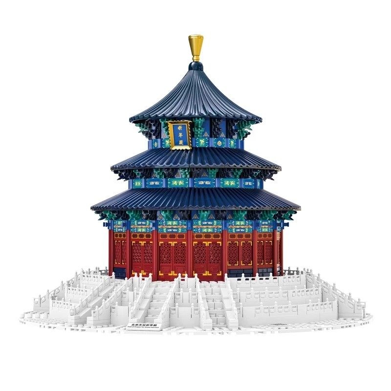 天坛祈年殿榫卯拼装积木高难度