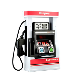 儿童大号加油站玩具信号红绿灯过家家宝宝加油机汽车模型仿真场景