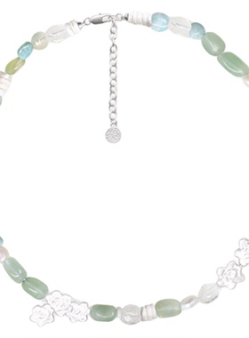 OINICIO夏日轻松度假天然石项链