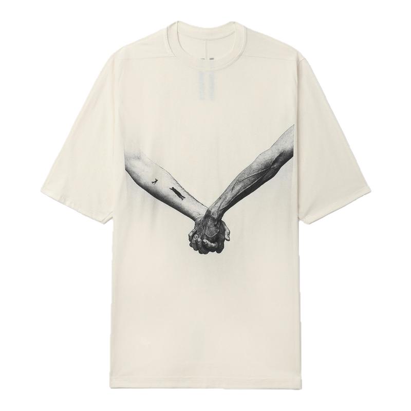 IT Rick Owens男装中长款短袖T恤新款文艺质感宽松半袖8JNCP3MO