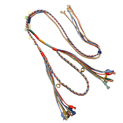 手工编织藏式斜挎挂绳手机链绳子