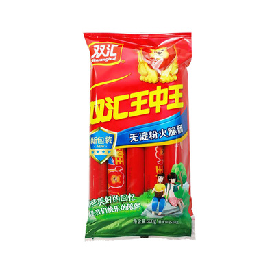 双汇王中王无淀粉火腿肠