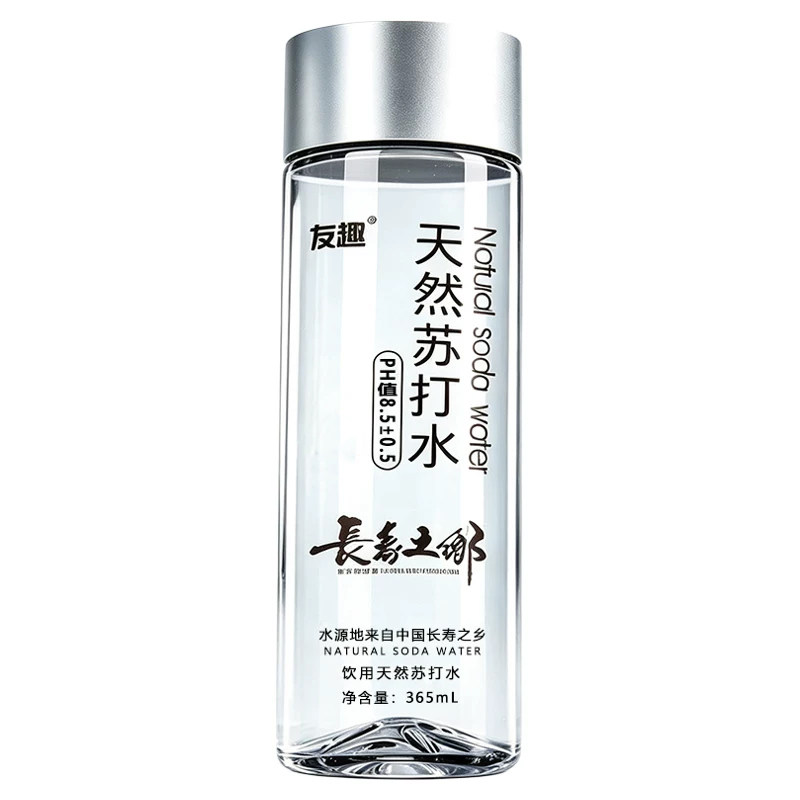 天然苏打水365ml*12瓶弱碱性PH8.5偏硅酸矿物质0糖0脂0卡饮用水