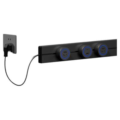 明装可移动家用轨道插座多功能