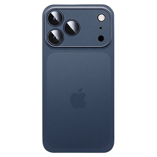 适用苹果17promax超薄透明磨砂手机壳蓝色iphone17pro全包新款防摔手机套17高级感p裸机手感pm简约女硅胶男硬