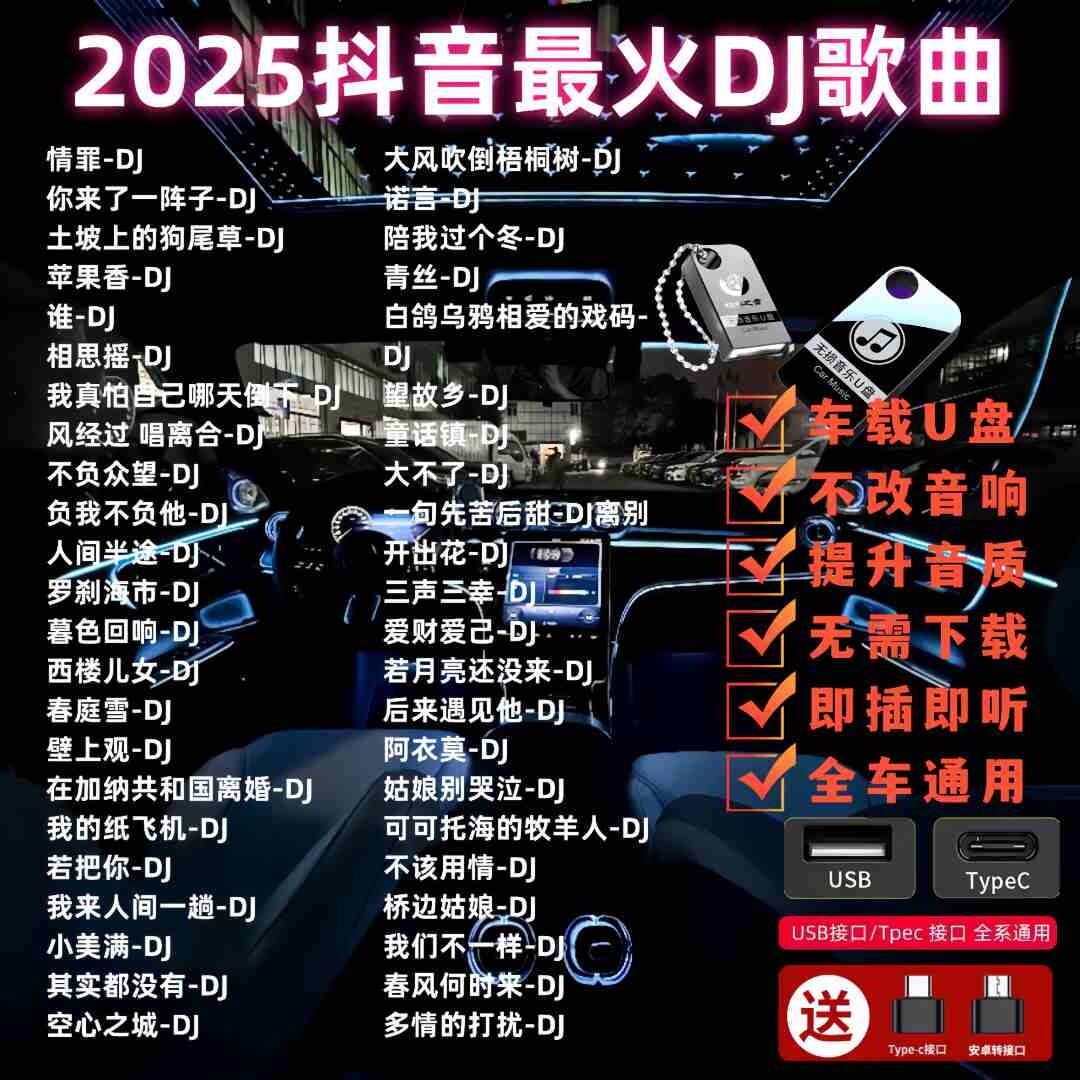 车载u盘重低音炸街劲爆超嗨DJ舞曲无损音质硬曲工体酒吧音乐优盘
