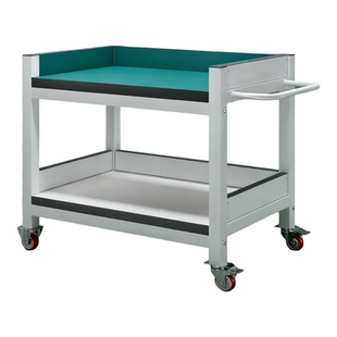 移动汽修重型双层三层手推工具车小推车工厂车间防静电重型小拉车