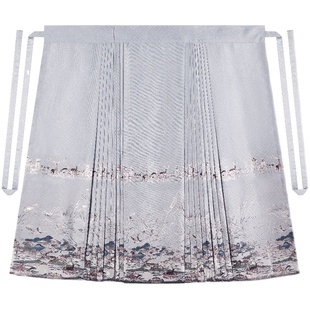 一鹿莲生织造司原创明制汉服女款马面裙上衣内搭打底白t短袖体恤