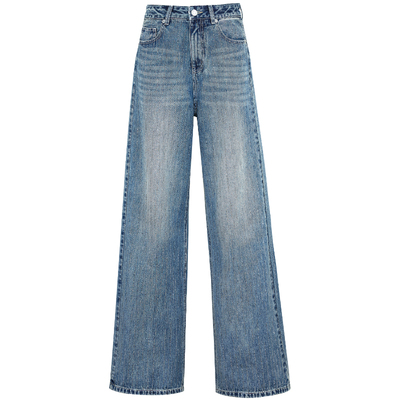 夏莫卡爆火重工烫钻亮闪闪牛仔裤