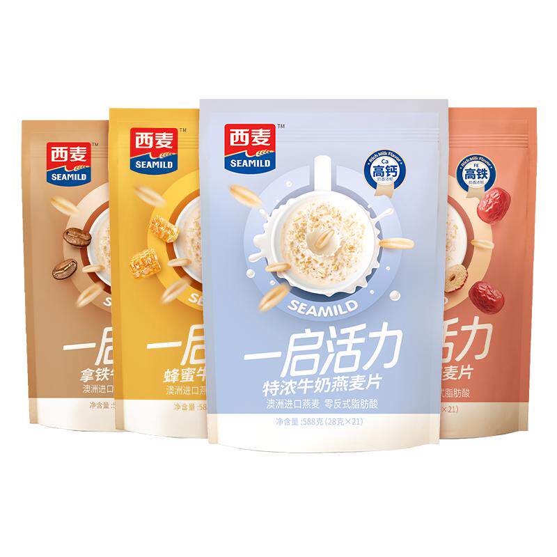 西麦高钙牛奶红枣燕麦片独立装