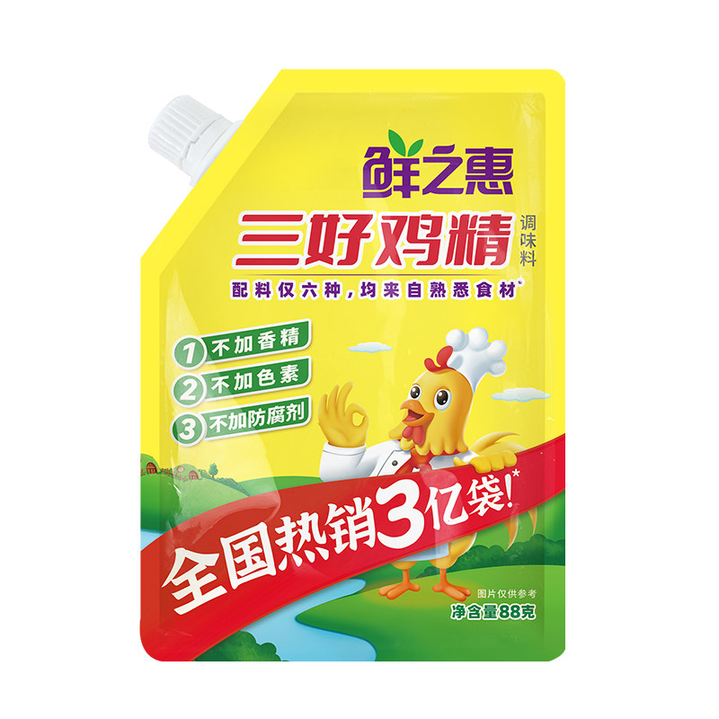 鲜之惠三好鸡精调味品180g*2袋
