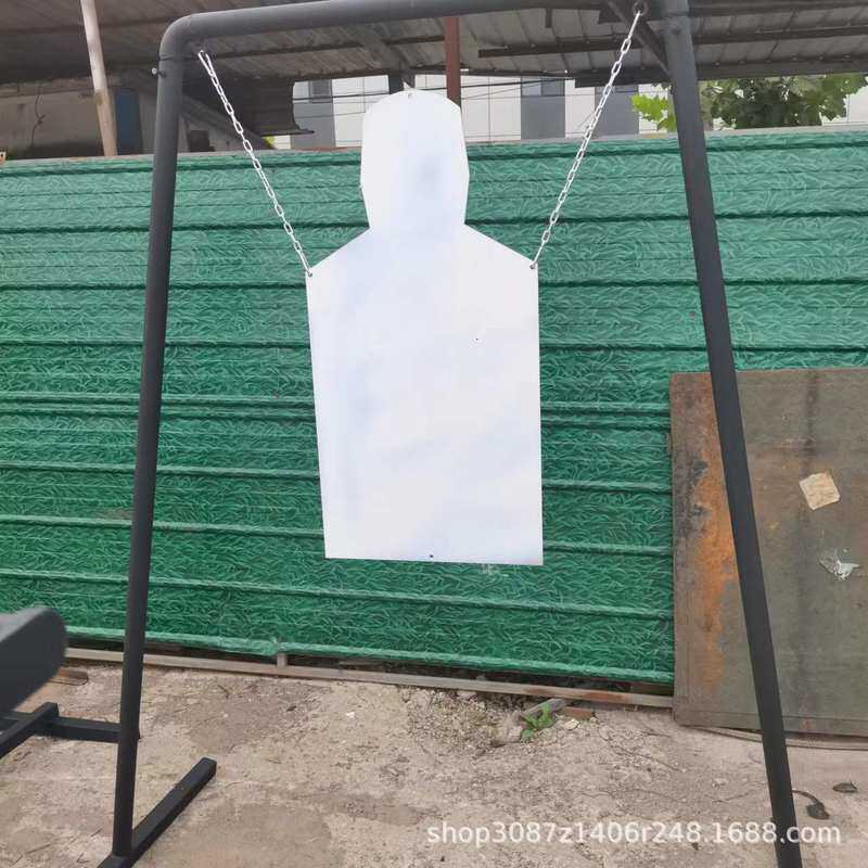 瑞达祥防弹钢板激光切割胸环靶半身靶FD95防弹钢板起到靶风车靶