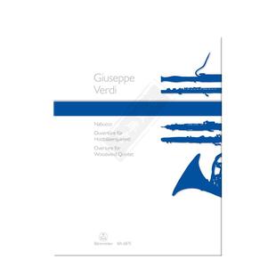 威尔第 纳布科序曲 木管五重奏 分谱 德国骑熊士原版乐谱书 Verdi Ouvertüre zu Nabucco BA6875