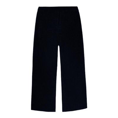 【于明加同款】HPLY荷比俪冬季新款女简约宽松显瘦竖纹直筒裤