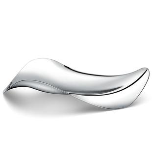 摩登MODERN欧式现代创意不锈钢水果盘碟轻奢风家居客厅茶几摆件