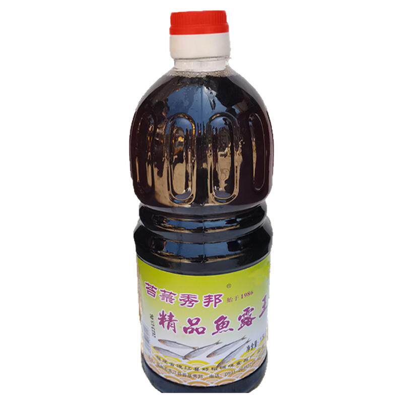 包邮纯海鱼酱油苔菉秀邦连江好裕精品鱼露王虾油调料大瓶减盐款13