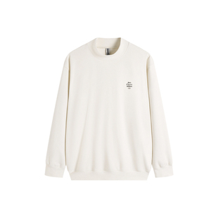 ATRY半高领卫衣男外穿春季潮牌美式宽松休闲德绒内搭打底衫上衣女