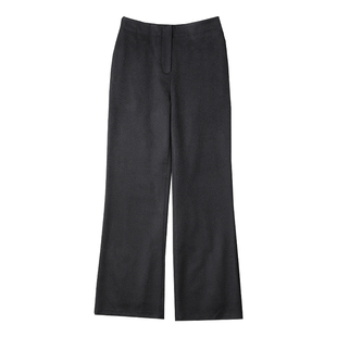 TANG TOWN自制本季衣橱刚需单品 柔软亲肤真丝羊毛混纺连腰微喇裤