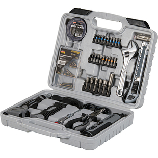 麦思德家用工具箱套装家庭五金维修工具收纳盒大全多功能车载工具