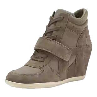 ASH艾熙小个子厚底内增高休闲鞋女时尚复古坡跟运动鞋AO140L40050