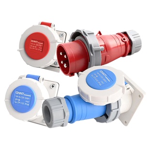 正泰ZTP工业插头插座防水航空三相电16/32A公母连接器3芯4芯IP67