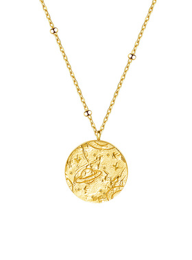 Onchic纯银项链硬币吊坠