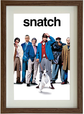 经典电影SNATCH偷拐抢骗海报相框挂画摆台照片墙壁画装饰画送礼物