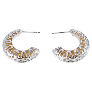 MEIDEHEN美得很镂空石英玉影耳坠耳钉耳饰民族风新年礼物