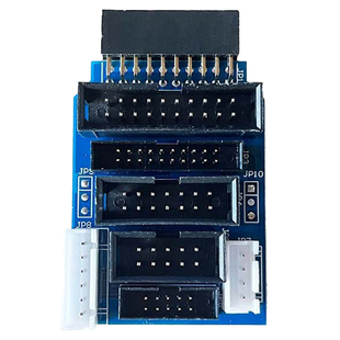 多功能jtag swd转接板卡 jlink v8 v9 ulink2 st-link stm32