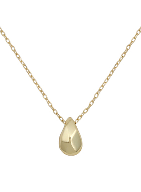 不规则水滴s925纯银项链女个性吊坠简约气质冷淡风时尚短款锁骨链