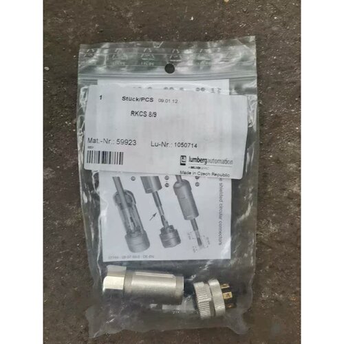 议价德国隆堡传感器连接线RKCS 8/9  59923   1050714  ASBS2M12-