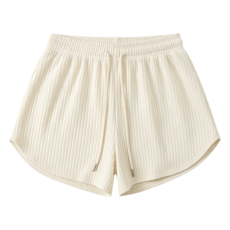 螺纹抽绳短裤short pants女士韩式休闲裤short jeans skirt