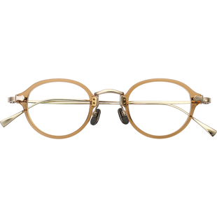 日本KameManNen万年龟眼镜框复古纯钛超轻全框小框眼镜架KMN-182