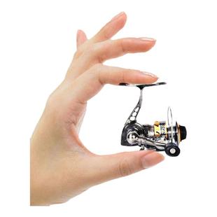 迷你小渔轮超小特价不锈钢全金属渔线轮筏钓冰钓矶竿轮路亚纺车轮