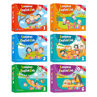 【进口直营】新版第二版tot talk123456级学生套装朗文培生幼儿直通车tottalk书练习册故事书互动APP3-6岁启蒙儿童英语培训教材