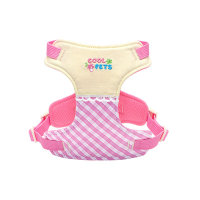 COOLPETS狗狗牵引绳背心式胸背带小型犬泰迪比熊遛狗绳子防挣脱