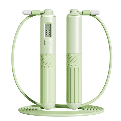 李宁电子计数跳绳钢丝不打结