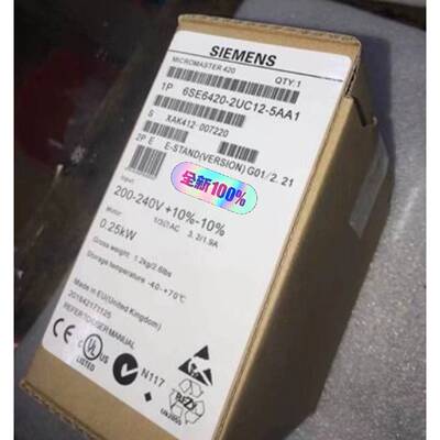 议价6SE64202UC125AA1全新西门子420无滤波可维修