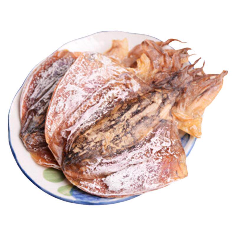 丹东特产9成干左右野墨鱼干生一斤包邮黄海淡晒乌贼干煲汤材料500