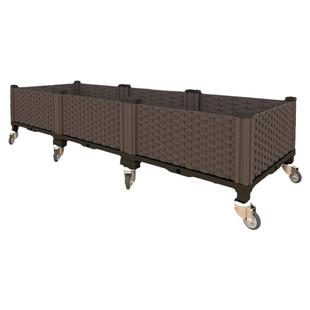 带轮子可移动顶楼神器种菜专用箱花箱户外种植箱阳台塑料花盆家用