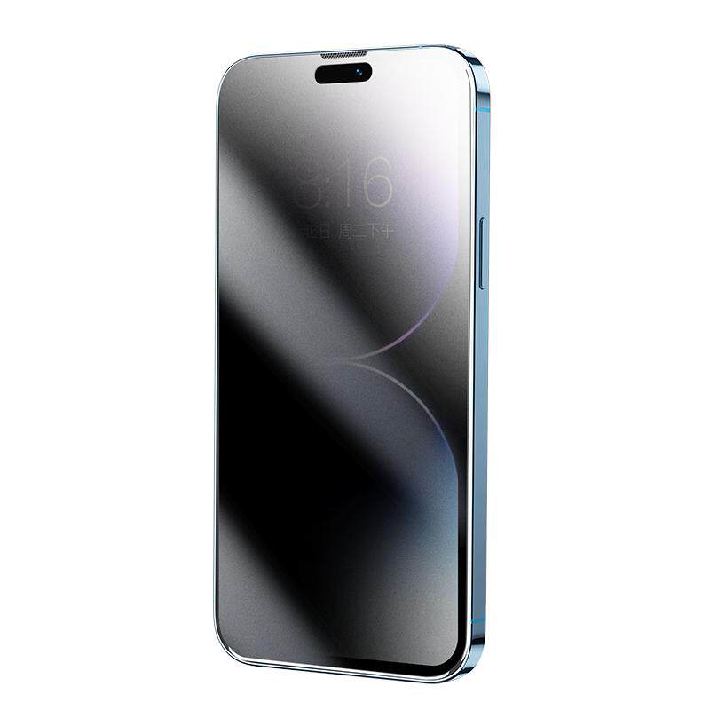 适用苹果16/17ProMax钢化膜iPhone15/14Pro手机膜13磨砂14Plus防窥膜Air全屏12pm防窥i