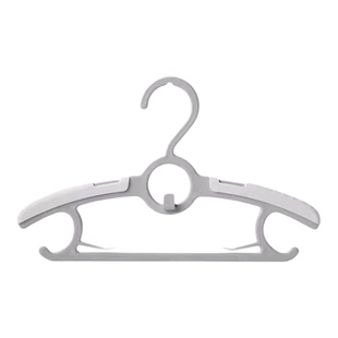 日系防滑衣撑多功能伸缩整理师衣架儿童小衣架出生宝宝婴儿衣服挂